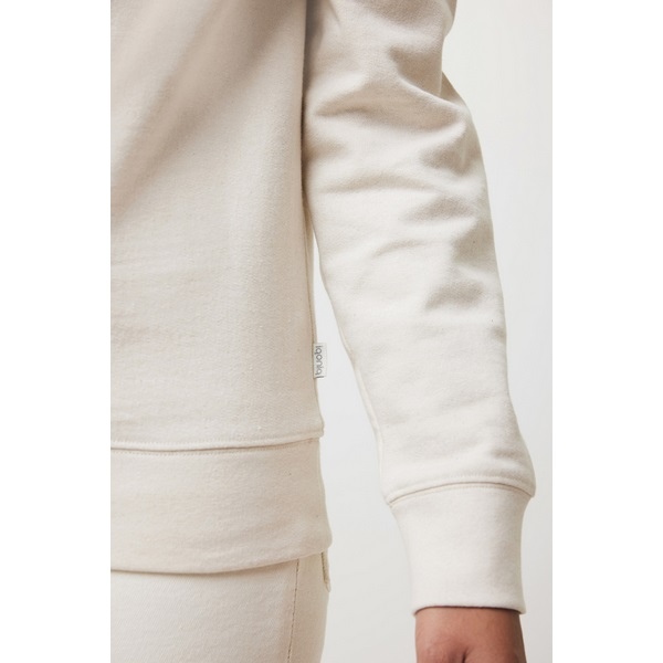 Pull à col rond en coton recyclé non teinté Iqoniq Denali - 12