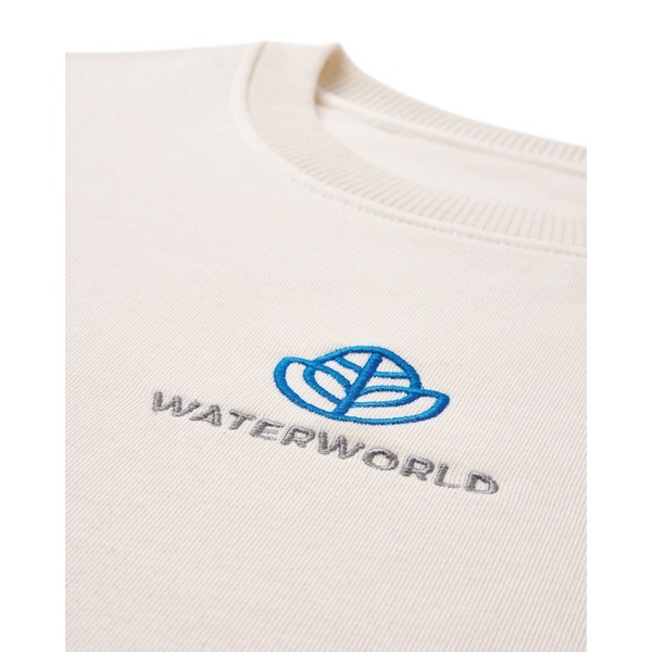 Pull à col rond en coton recyclé non teinté Iqoniq Denali - 14