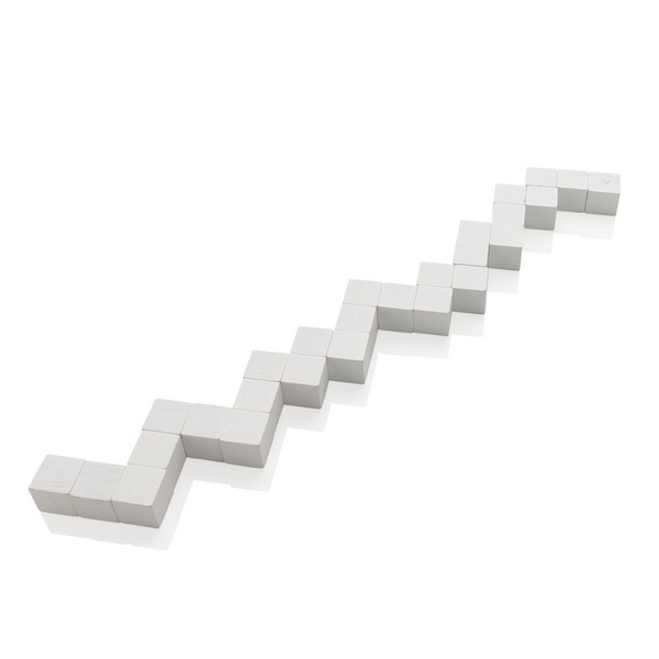 Casse-tête en bois dans une pochette en toile - 3