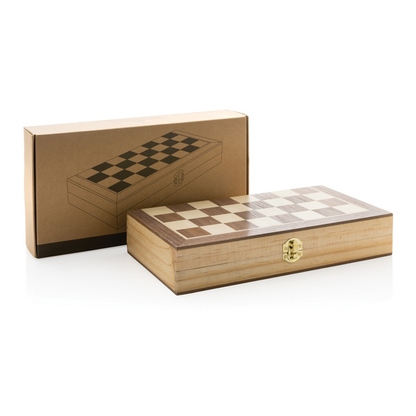 Jeu d'échecs pliable en bois - 8