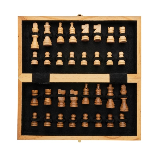 Jeu d'échecs pliable en bois - 7