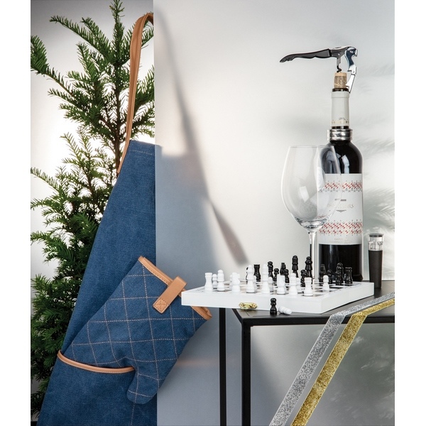 Jeu de société 3 en 1 dans une boîte en bois - 12