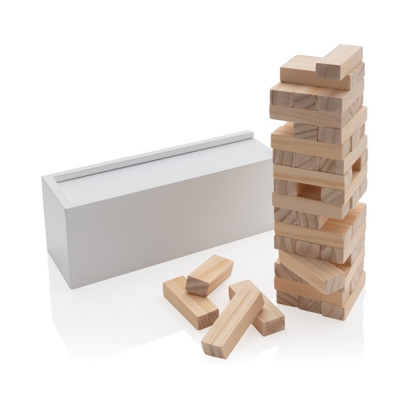 Jeu d'empilage de blocs de bois