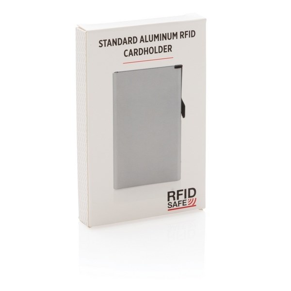 Porte cartes anti-RFID en aluminium -