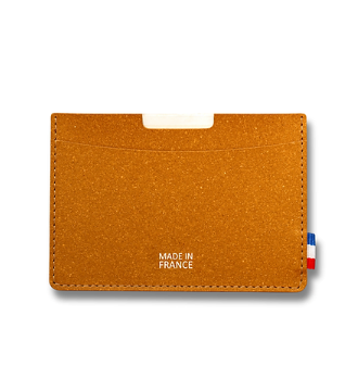 Porte papiers véhicule cuir recyclé Made in France