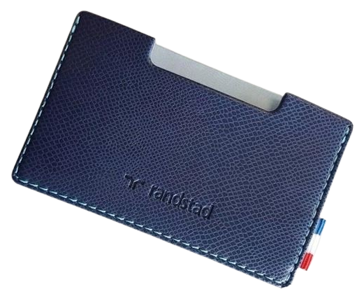 Porte papiers véhicule cuir recyclé Made in France - 3