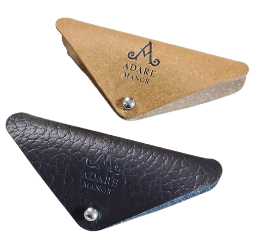 Range câble triangle cuir recyclé Made in France - 4