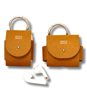 Etui Airpods 1, 2 et pro en cuir recyclé Made in France