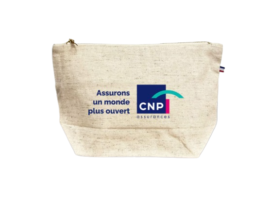 Trousse en chanvre et coton Origine France Garantie - Emilie