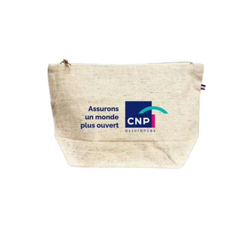 Trousse en chanvre et coton Origine France Garantie - Emilie