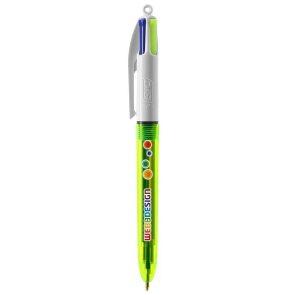 BIC® 4 Couleurs Fluo Bille -