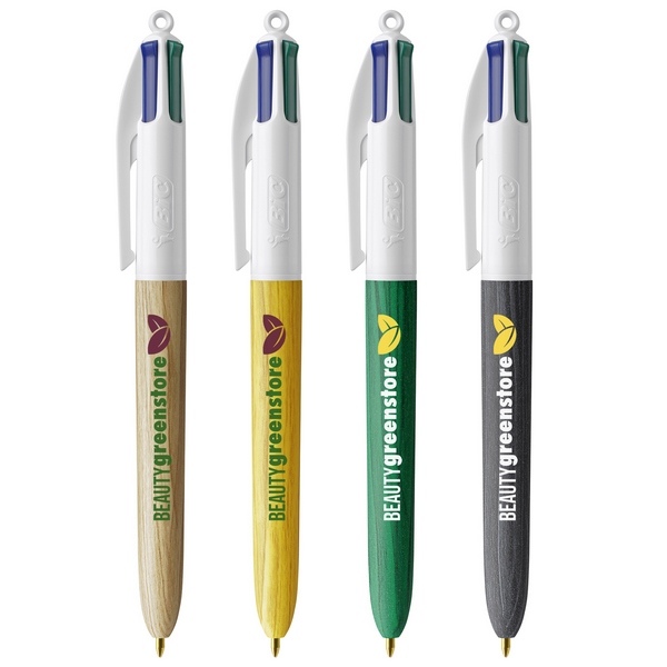 BIC® 4 Couleurs Wood Style - fabriqué en France