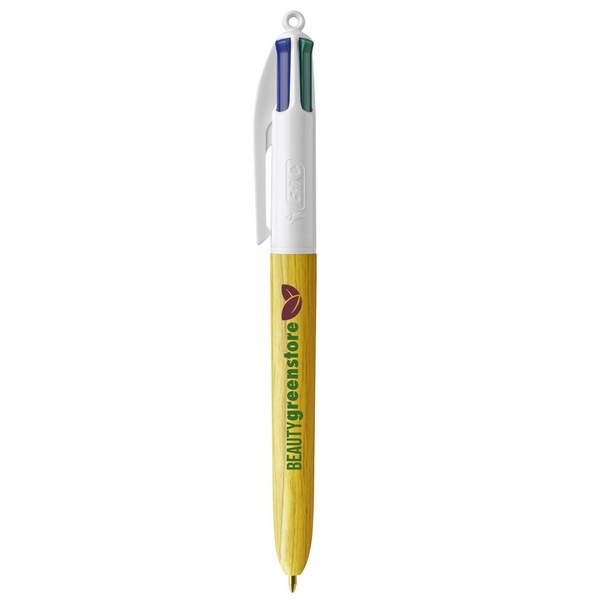 BIC® 4 Couleurs Wood Style - fabriqué en France -