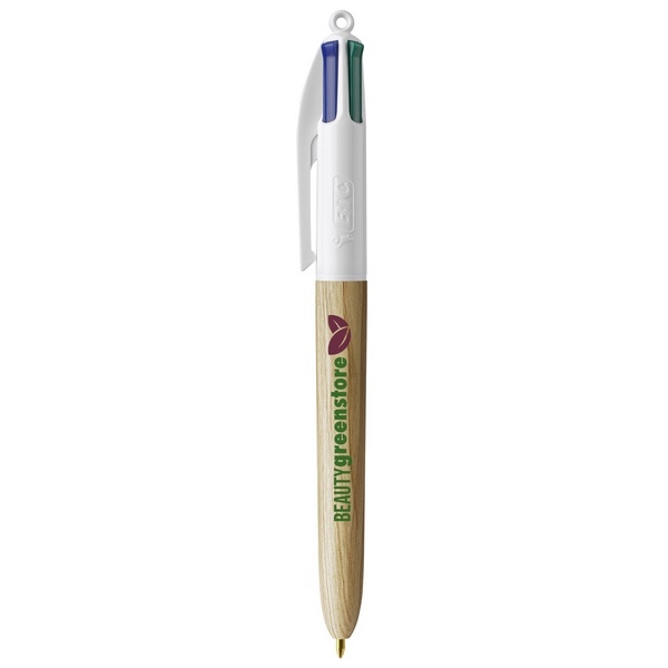 BIC® 4 Couleurs Wood Style - fabriqué en France -