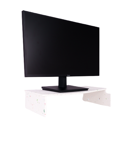 Réhausseur d'écran plastique recyclé Made in France