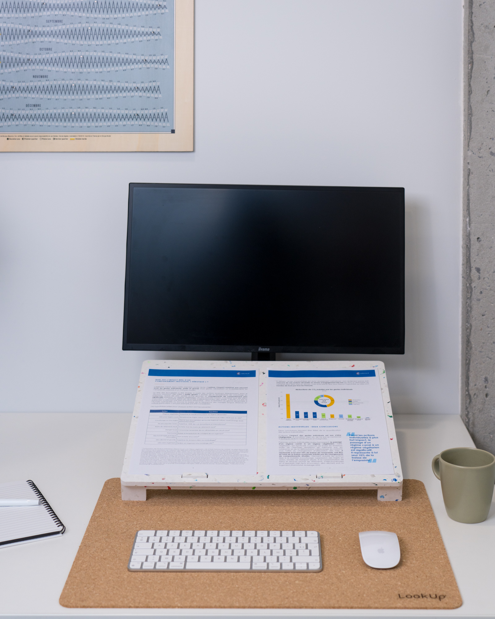 Support document en plastique recyclé Made in France -