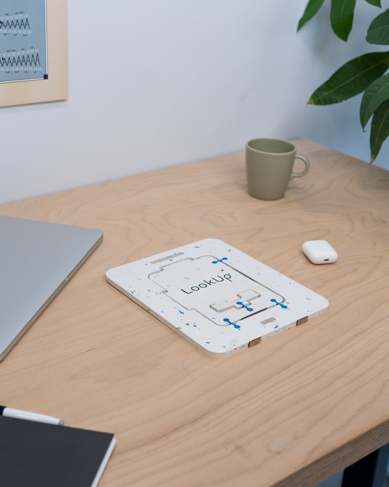 Support d'ordinateur en plastique recyclé Made in France - 4