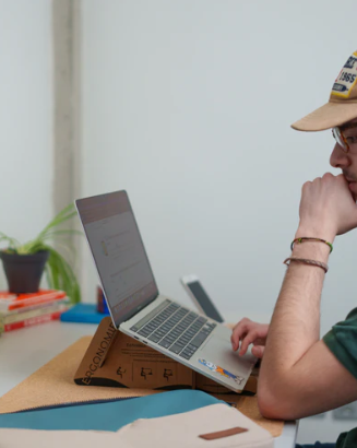 Support d'ordinateur en carton recyclé Made in France - 5