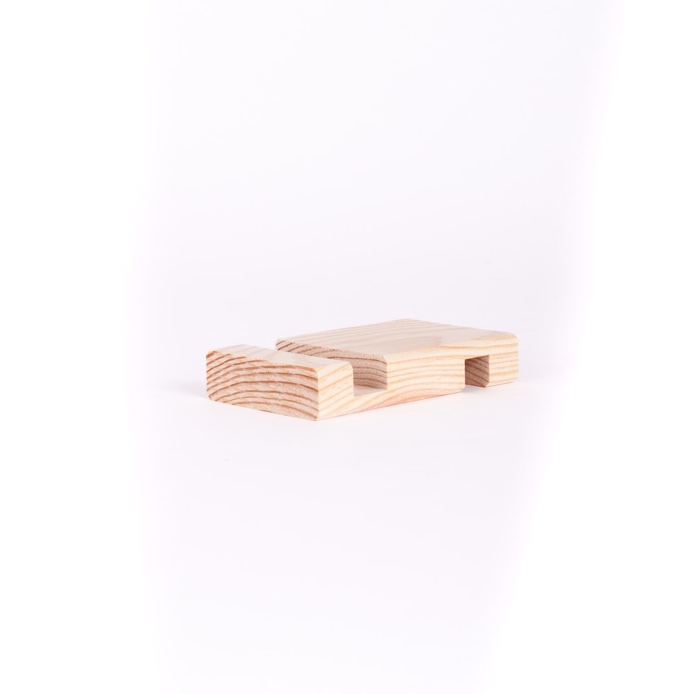 Support de téléphone en bois encastrable Made in France -