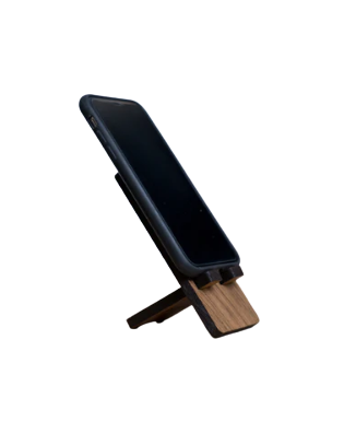 Support de téléphone en bois revalorisé Made in France