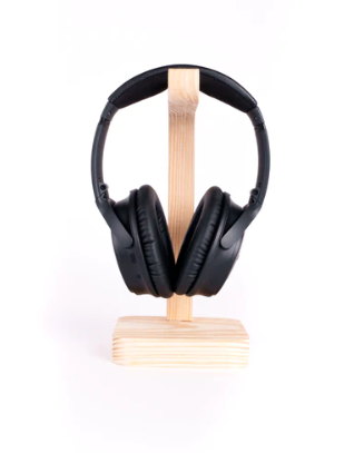 Support de casque en bois revalorisé Made in France -