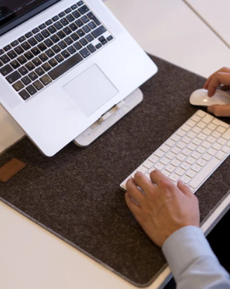 Sous-mains en laine revalorisée Made in France -