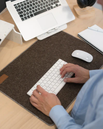 Sous-mains en laine revalorisée Made in France -