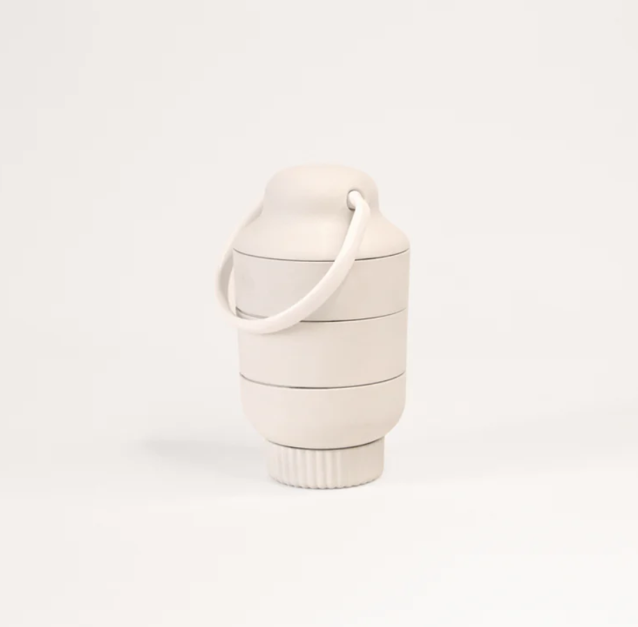 Capsule pour cosmétiques solides en plastique recyclé -