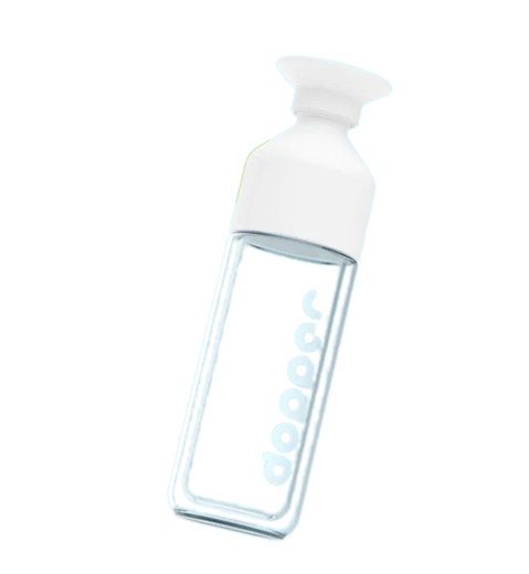 Gourde Glass Insulated en verre isotherme réutilisable