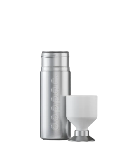 Gourde Steel en acier inoxydable avec gobelet intégré - 2