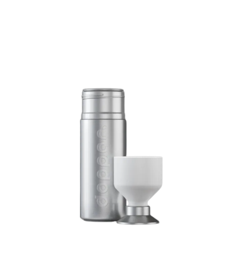 Gourde Steel en acier inoxydable avec gobelet intégré - 4