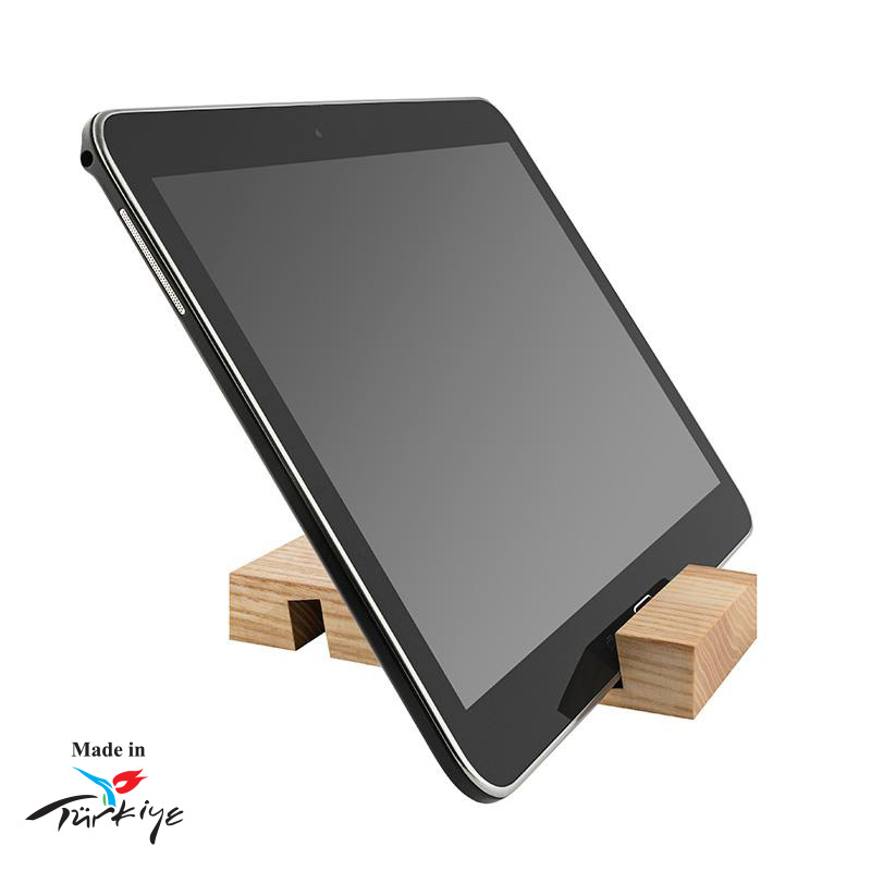 Support de téléphone et tablette en bois -
