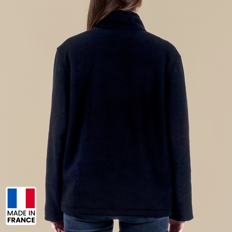 Veste polaire unisexe avec ou sans manche Made in France -