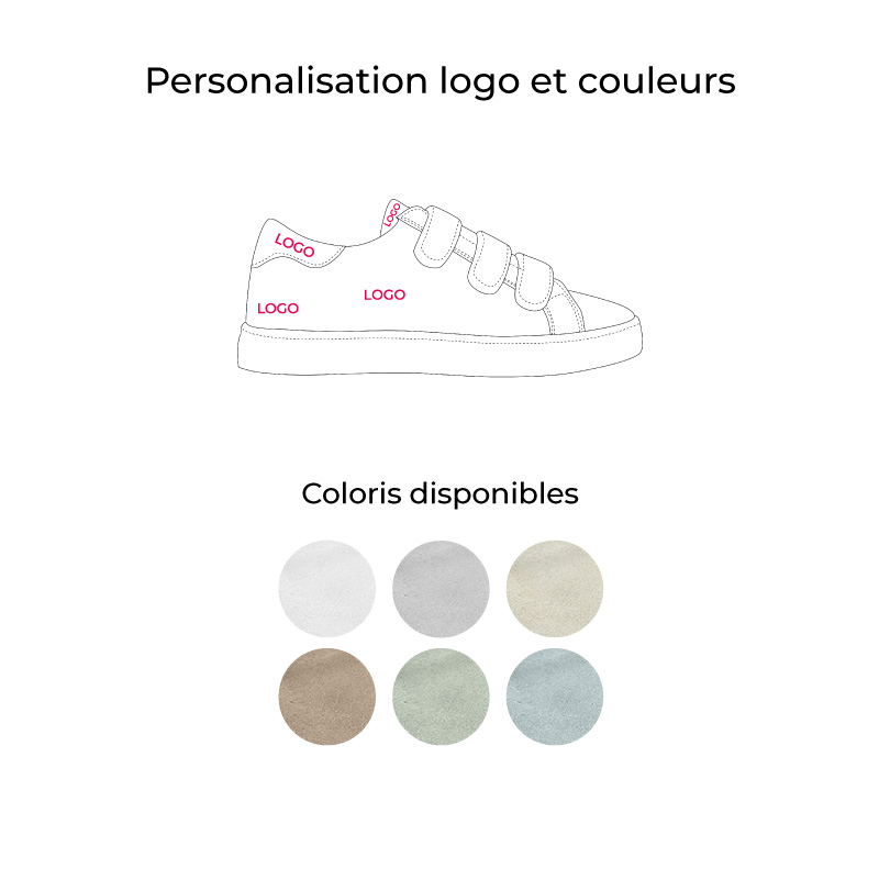 Basket unisexe en cuir doublé fabriquée au Portugal -