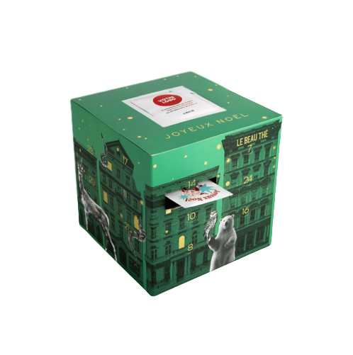 Calendrier de l'avent composé de 25 sachets de thé Made in France