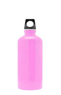 Gourde vintage en aluminium français recyclé