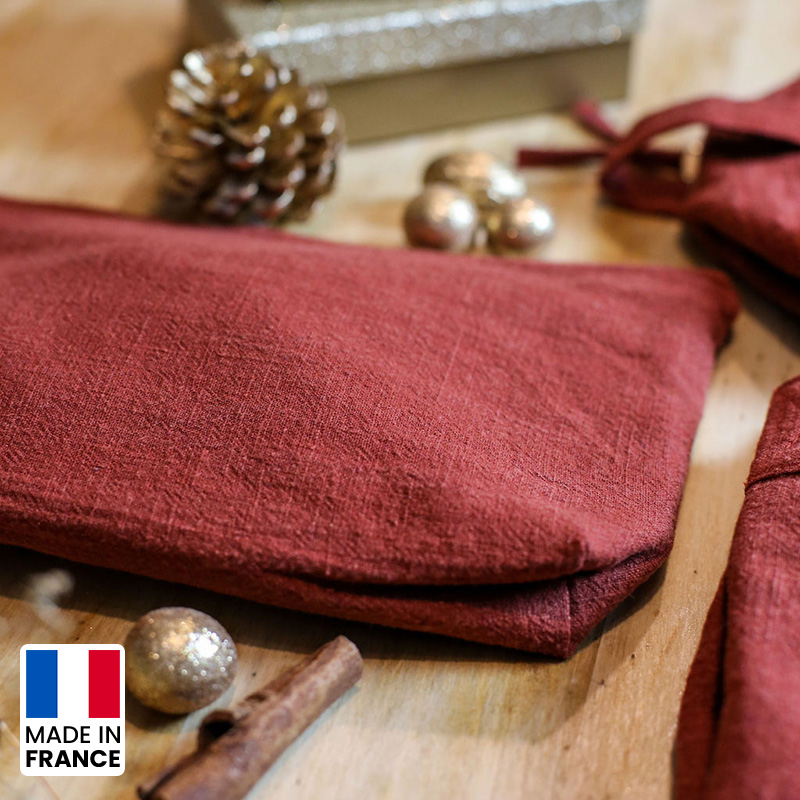 Pochette en lin lavé Made in France - 6