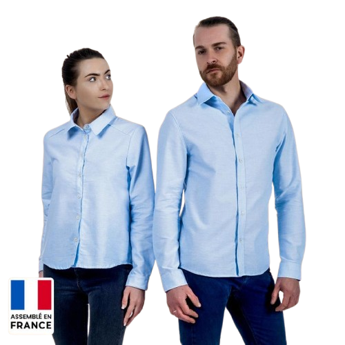 Chemise Oxford unisexe Made in France