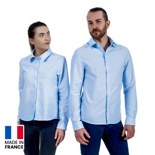 Chemise Oxford unisexe Made in Europe