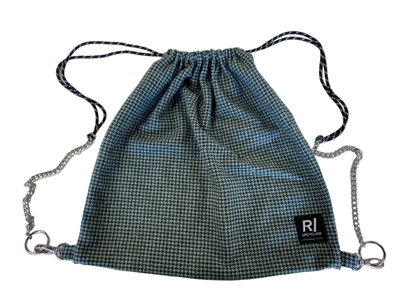 Sac à dos en chute de tissus upcyclé Made in France