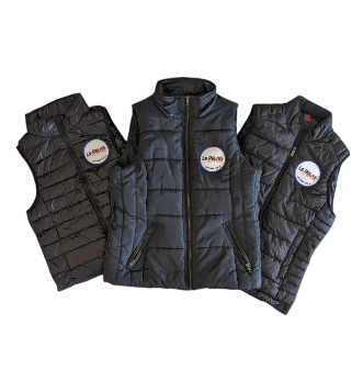 Doudoune seconde main avec écusson Made in France