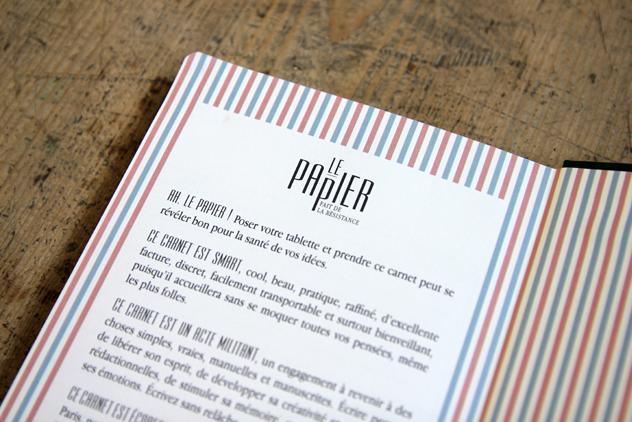 Carnet Toile du Marais Made in France - A5 -