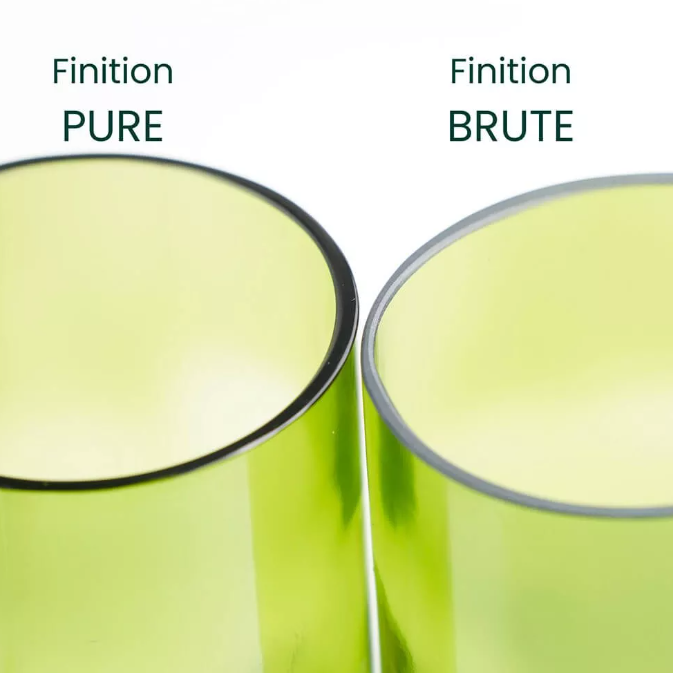 Lot de 4 verres à cocktail upcyclé Made in France - Culo - 10