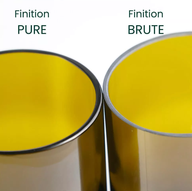 Lot de 4 verres à cocktail upcyclé Made in France - Culo - 12