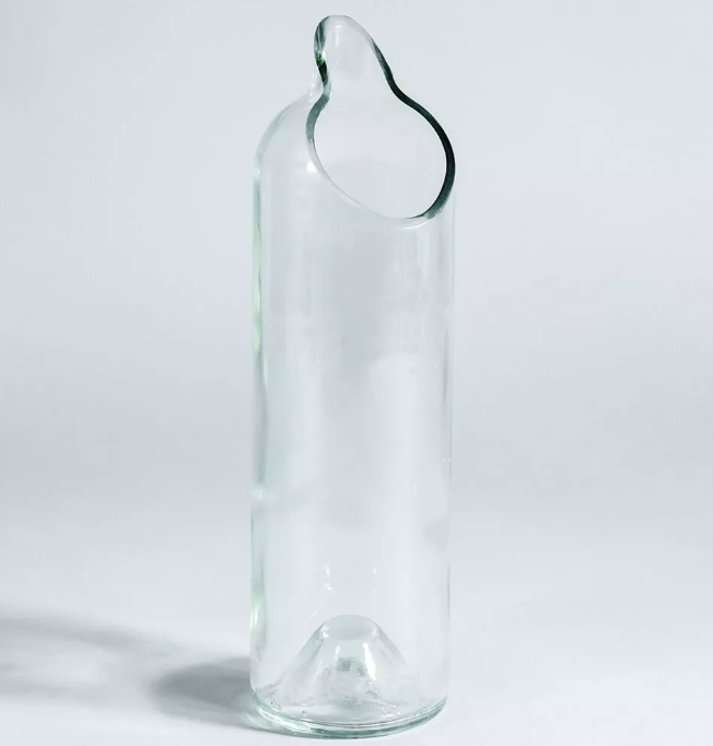 Carafe en verre upcyclé Made in France - Marie Antoinette - 2