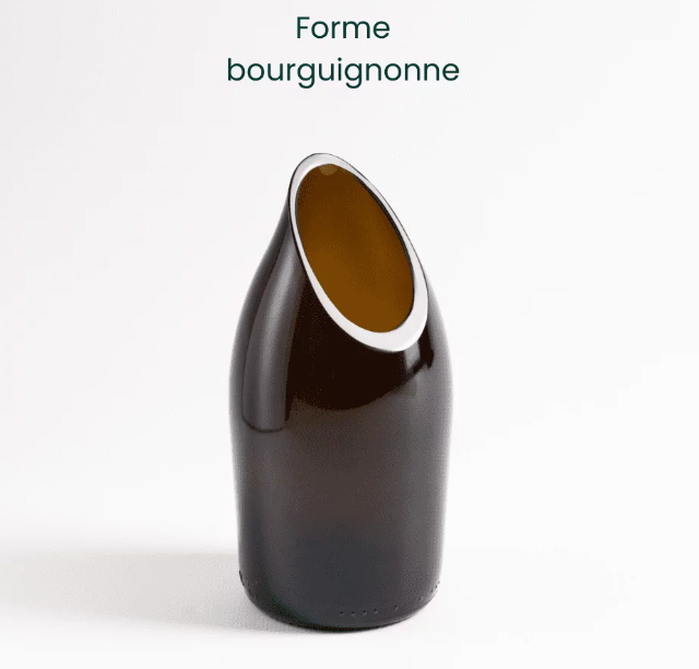Saucière en verre upcyclé Made in France - Madame Dodue -