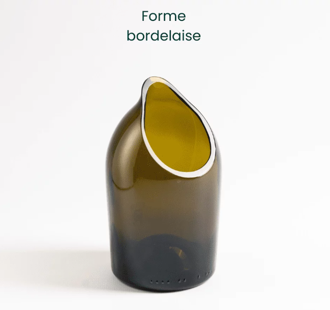 Saucière en verre upcyclé Made in France - Madame Dodue -