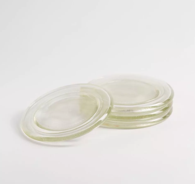 Lot de 4 dessous de verre upcyclé Made in France - Bocku -