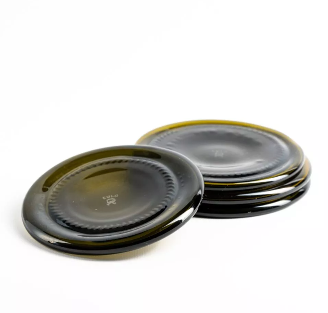 Lot de 4 dessous de verre upcyclé Made in France - Bocku -