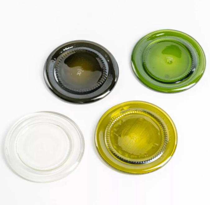 Lot de 4 dessous de verre upcyclé Made in France - Bocku -
